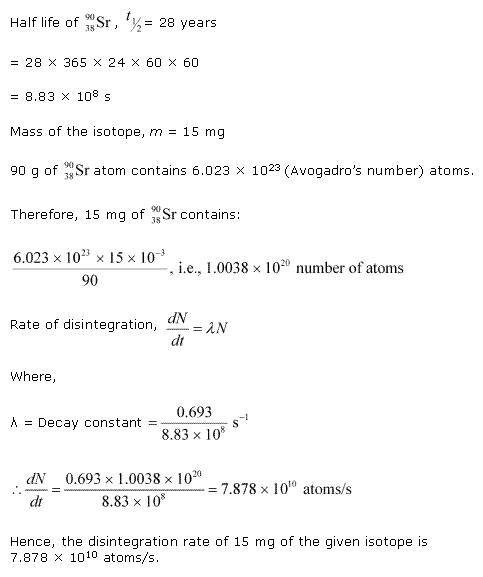 Ncert Solutions For Class Physics Nagaland Chapter Nuclei