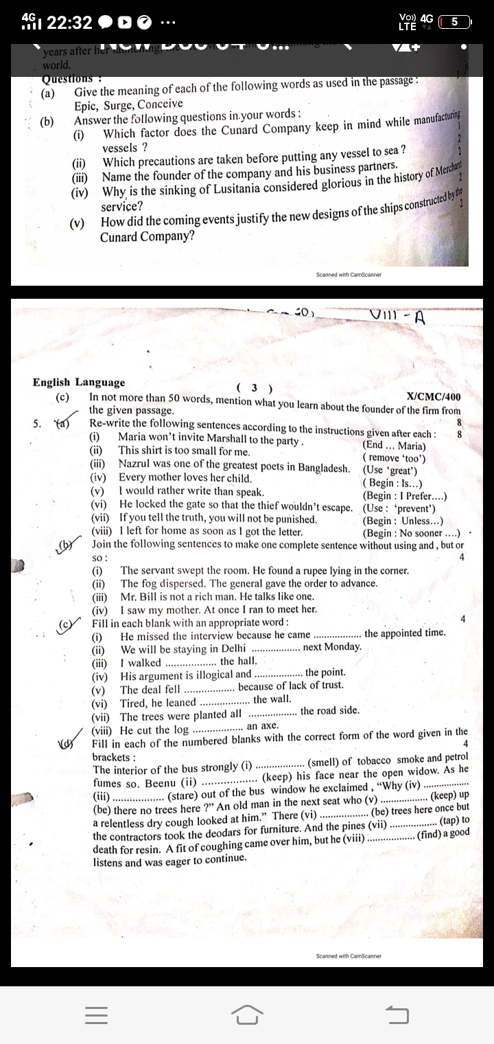 Icse Class 10 English Grammar Practice With Answers Pdf Mattie 