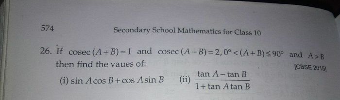 if-cosec-a-b-1-and-cosec-a-b-2-0-b-then-value-of-tana-tanb-1-tana