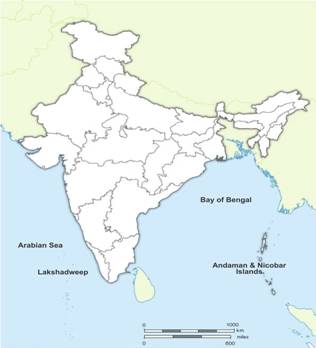 India Map Andaman Nicobar On An Outline Map Of India Mark The Andaman And Nicobar Islands Lakshadweep  Islands Arabian Sea And The Bay Of Bengal - Geography - Topperlearning.com  | Ggwfklwww