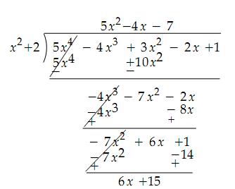 On Dividing The Polynomial P X 5x4 4x3 3x2 2x 1 Another Polynomial G X X2 2 If The Quotient Is Ax2 Bx C Find A B And C Mathematics Topperlearning Com Fkc72tfii