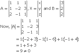 3 by 3 matrix system of equations solver