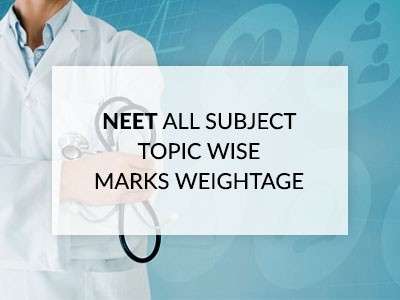 NEET Important Topics & Subject Wise Marks Weightage for Physics, Chemistry & Biology Syllabus