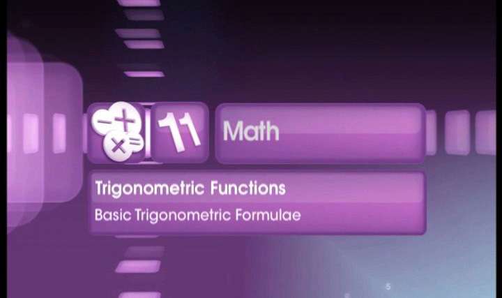 Basic Trigonometric Formulae - 