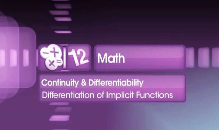 Differentiation of Implicit Functions: Introduction - 