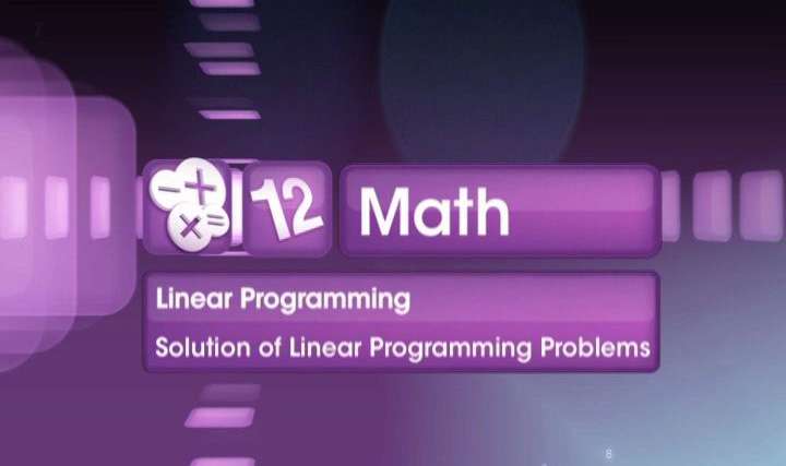 Solution of Linear Programming Problems: Introduction - 