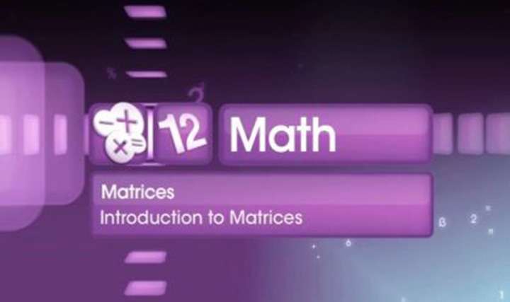 Introduction to Matrices - 