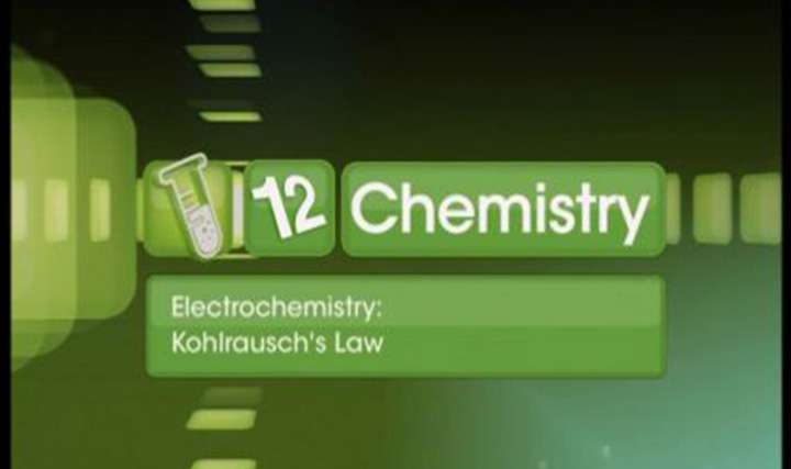 Kohlrausch's Law - 