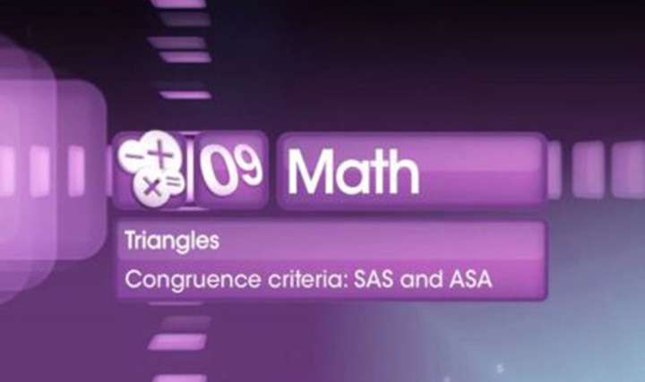 Congruence Criteria: SAS and ASA - 