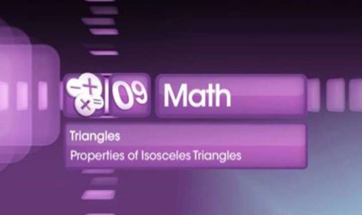 Properties of Isosceles Triangle - 