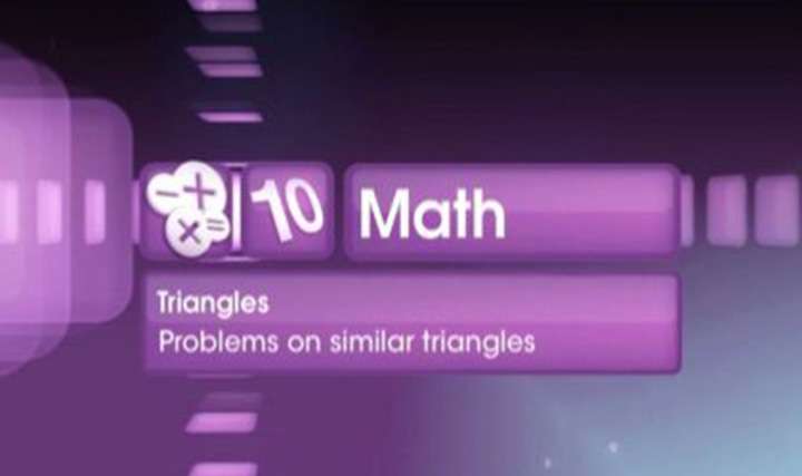 Revision on concepts related to similar triangles - 