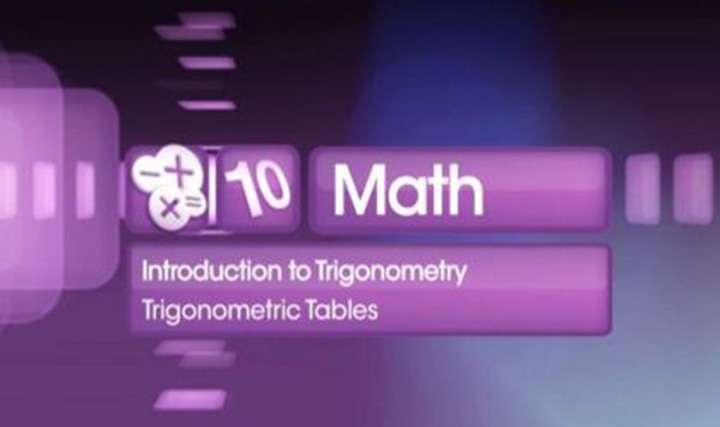 Trigonometric ratios of some specific angles - 