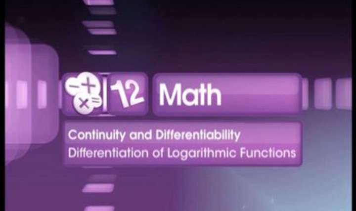 Differentiation of logarithmic functions: Introduction - 