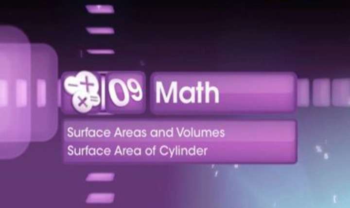 Surface Area of a Cylinder - 