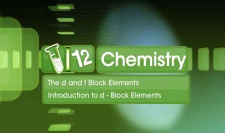 Introduction d-block elements - 