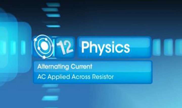 AC Applied Across Resistor - Part 1 - 