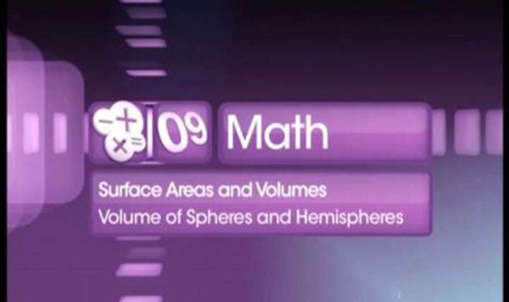 Volume: Sphere and Hemisphere - 