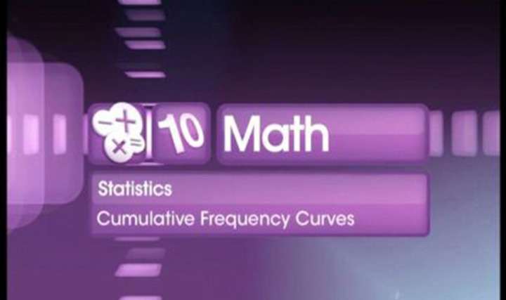 Cumulative Frequency Curve - 