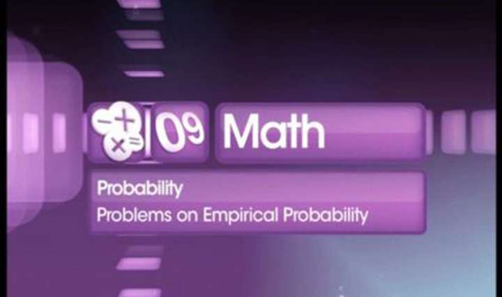 Problems on Empirical Probability - 