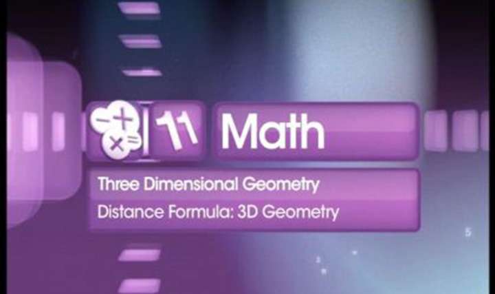 Distance formula: 3D Geometry - 