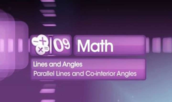 Parallel Lines and Co-Interior Angles - 