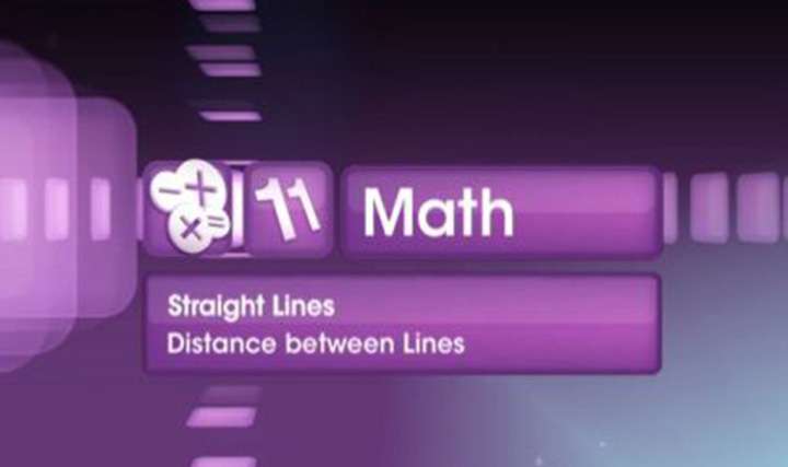 Concepts related to distance between lines - 