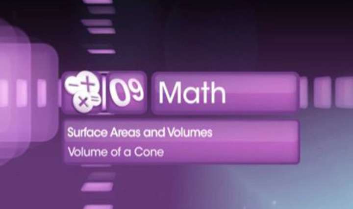Volume of A Cone - 