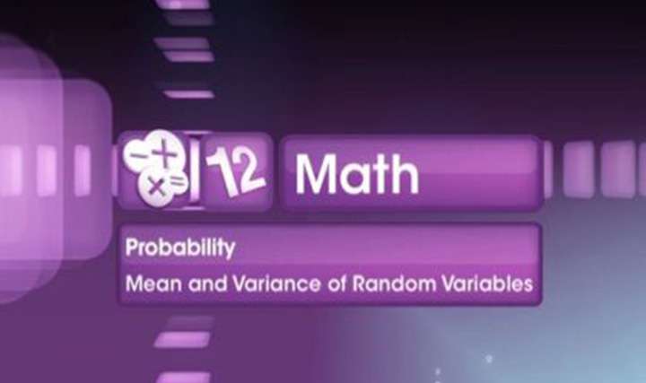 Mean and Variance of Random Variables - 