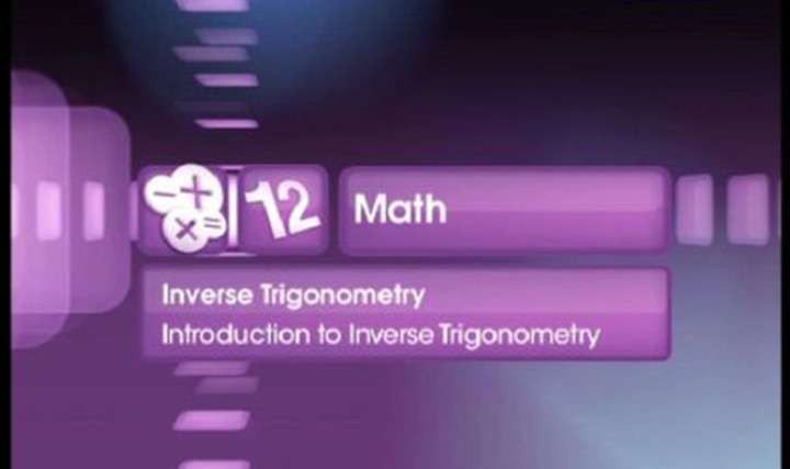 Introduction to inverse trigonometric functions - 