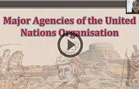 Major Agencies of the United Nations 
