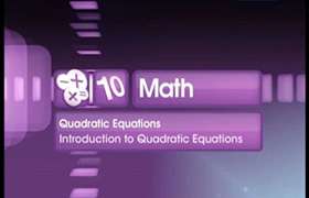 Introduction to Quadratic Equations ...