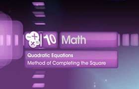 Method of Completing the Square ...
