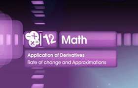 Determine the rate of change of quantities using deriva ...