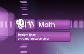 Concepts related to distance between lines 
