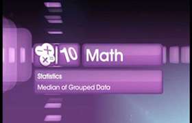 About median of grouped data 