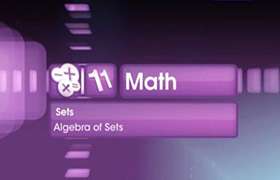 Algebra of Sets 