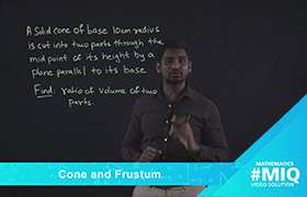 Cone and frustum_SA and Volume 4 