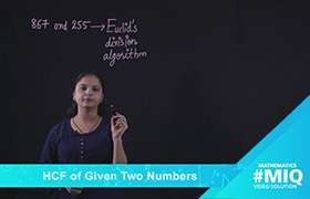 HCF of given two numbers 