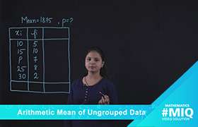 Arithmetic Mean of Ungrouped Data 