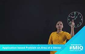 Application based problem on area of a sector ...