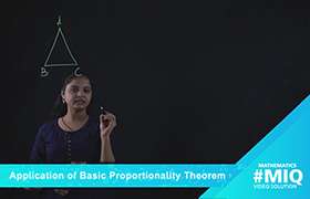 Application of Basic proportionality theorem ...