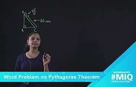 Word Problem on Pythagoras Theorem 
