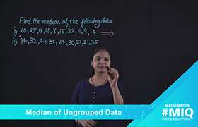 Median of Ungrouped Data 