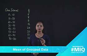 Mean of Grouped Data 
