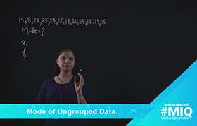 Mode of Ungrouped Data 