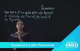 Zeroes of a Cubic Polynomial 