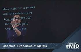 Chemical properties metals 