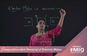 Construction and working of electric motor ...