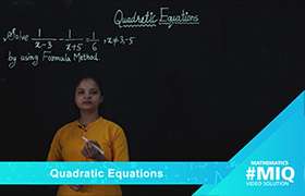 Find the roots of a given Quadratic Equation by Formula ...