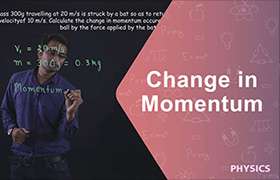 change in momentum 